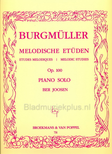 Frederich Burgmuller: Etudes Op.100 (Broekmans)