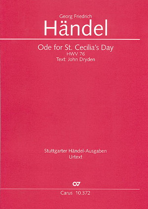 Händel: Ode For St.Cecilia’s Day HWV 76  (Orgel)
