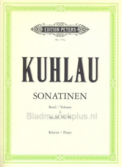 Kuhlau: Sonatinen 1  (Op. 20, Op. 55, Op. 59)