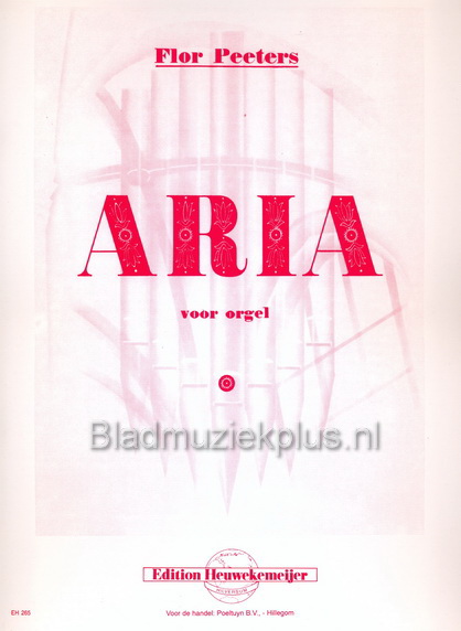 Flor Peeters: Aria (Orgel)