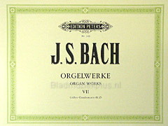 Bach: Orgelwerke VII – Band 7 Grössere Choralbearbeitungen (Peters)