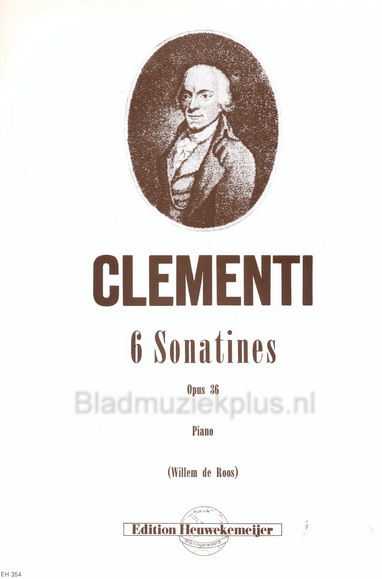 Muzio Clementi: 6 Sonatinen Op.36 (Heuwekemeijer)