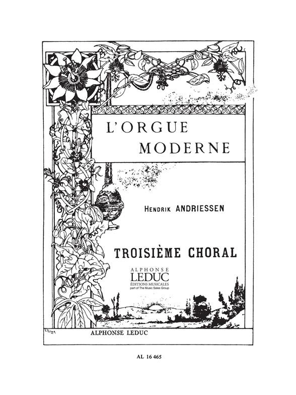 Hendrik Andriessen: L’ Orgue Moderne