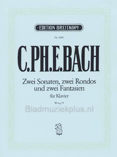 Bach (C.Ph.E.) Die 6 Sammlungen, Heft 5 Wq 59