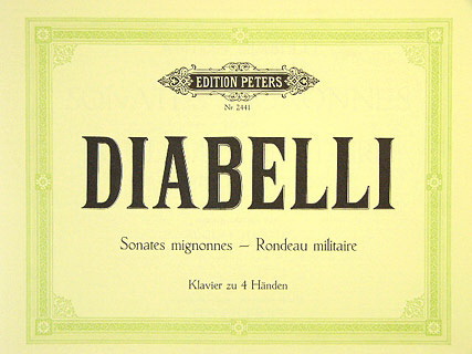 Diabelli: Sonaten Opus 150 Mignonnes, Rondo Militaire Op. 152 (Original)