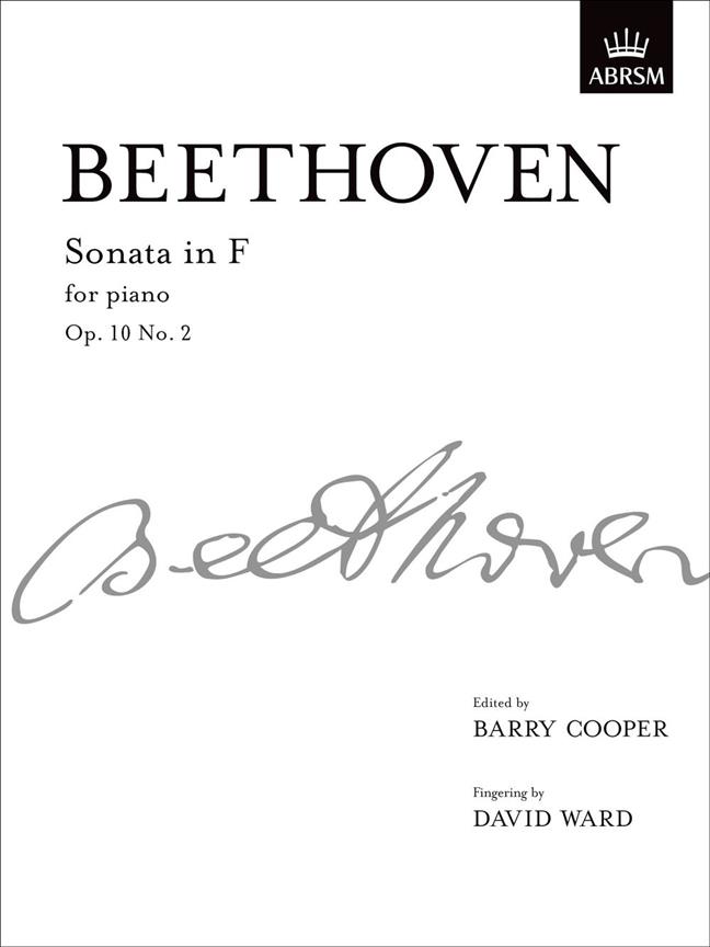 Beethoven: Sonata in F, Op. 10 No. 2