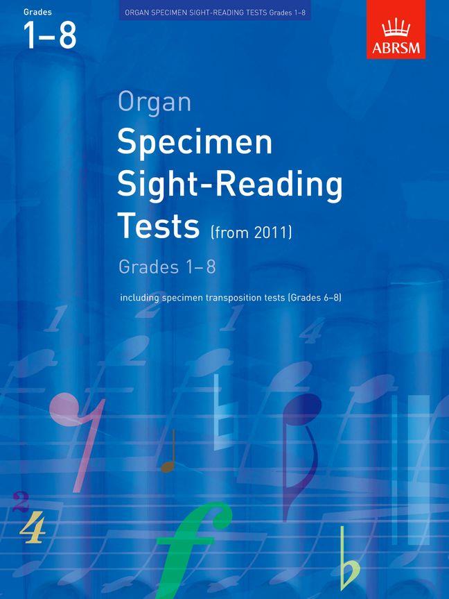 Organ Specimen Sight-Reading Tests