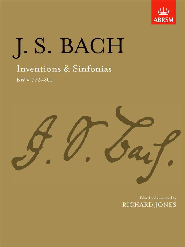 Bach: Inventions And Sinfonias Piano Solo BWV 772-801