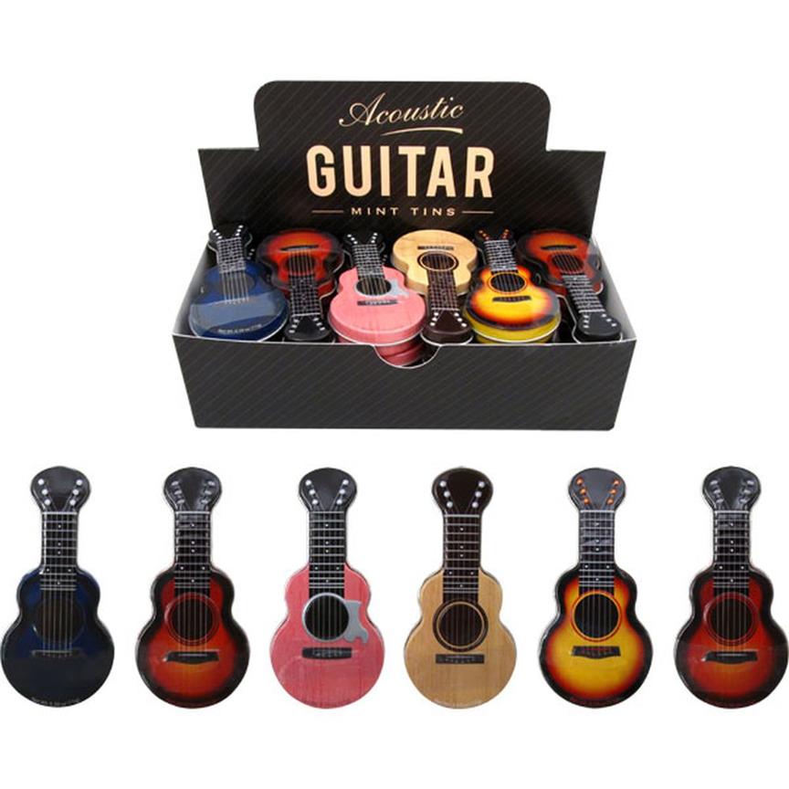 Sugarfree Mints – Acoustic Guitar (24 Tin Display)