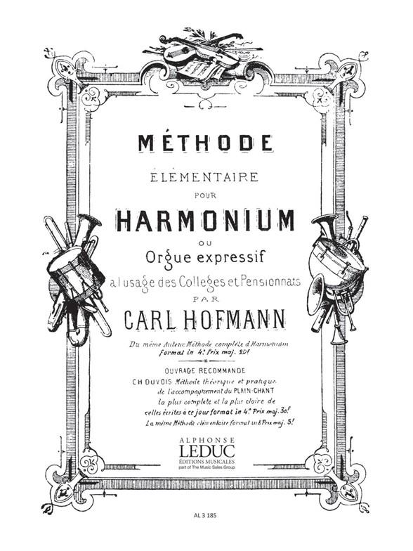 Methode elementaire D’Harmonium ou Orgue expressif