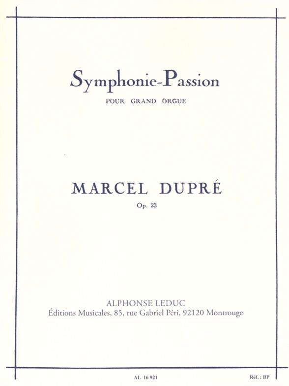 Marcel Dupré: Passion Symphony Opus 23