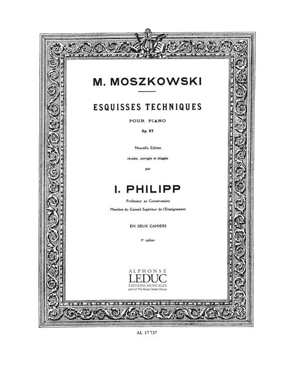 Moszkowski: Esquisses Techniques Op. 97 Vol 1