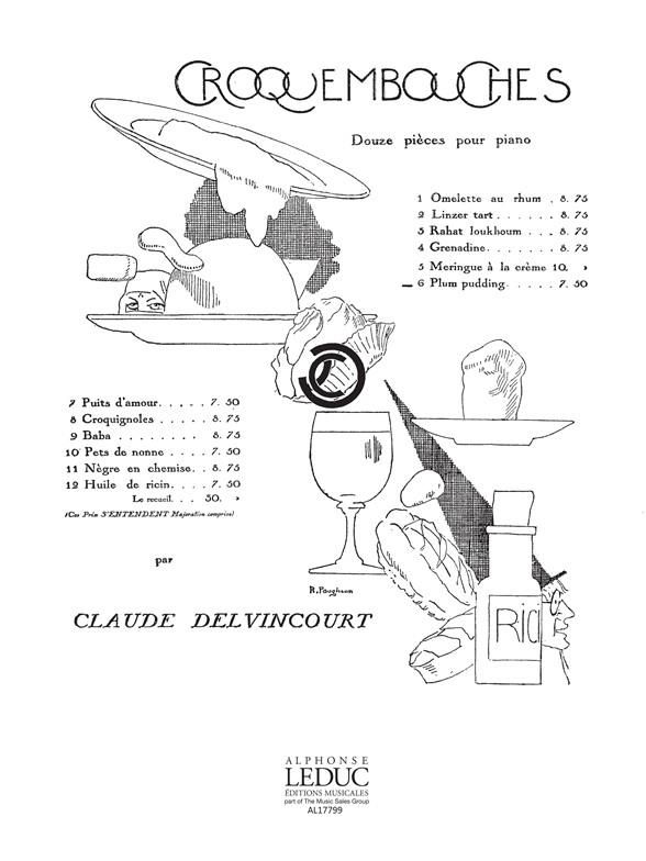 Delvincourt: Croquembouches No.6 – No.1 – No.6