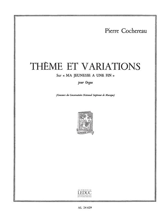 Cochereau: Theme Et Variations Op16
