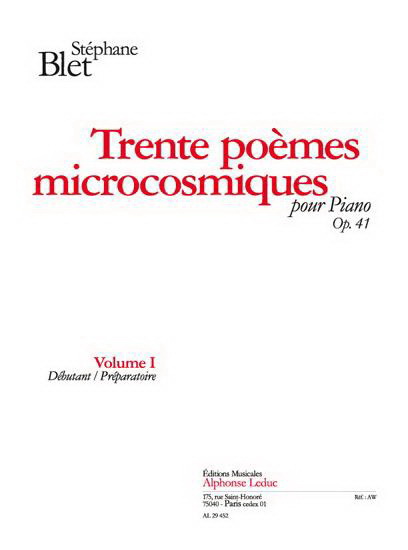 Blet: 30 Poemes Microcosmiques Op41