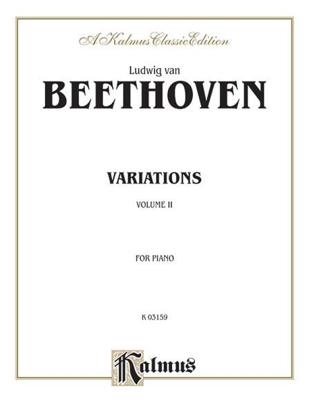 Beethoven: Variations, Volume II
