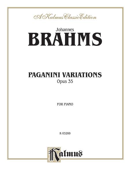 Brahms: Complete Paganini Variations