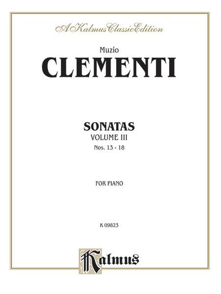 Piano Sonatas, Volume III