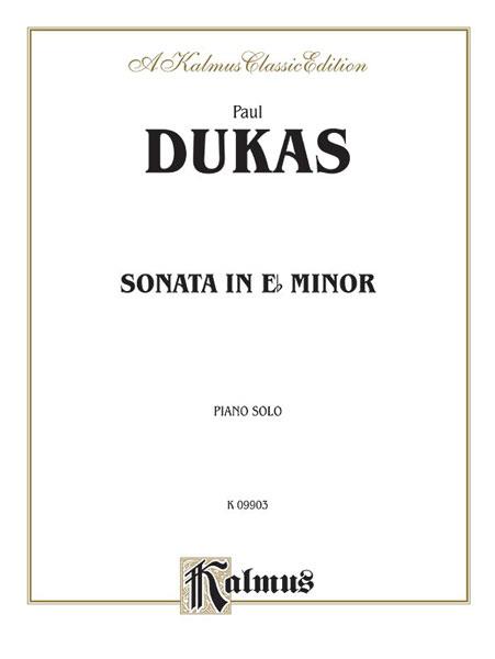 Sonata in E-Flat Minor