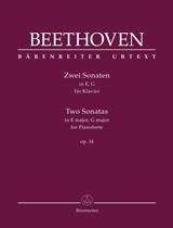Beethoven: Two Sonatas for Pianoforte E major, G major op. 14