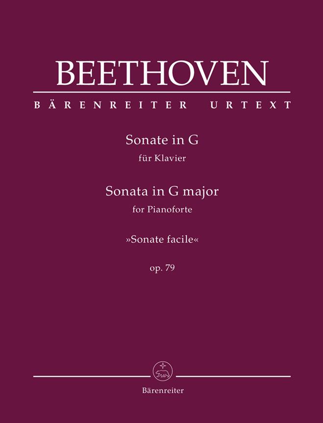 Beethoven: Sonata for Pianoforte in G major op. 79 Sonate facile