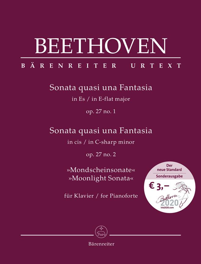 Beethoven: Sonata quasi una Fantasia Op. 27 no. 1-2