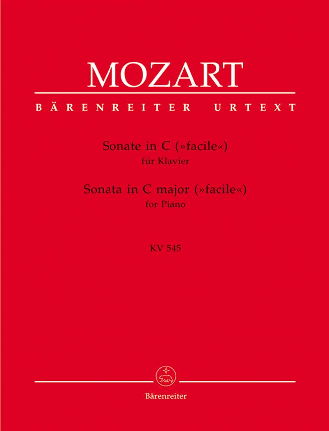 Mozart: Sonata in C major facile fur Piano C major KV 545
