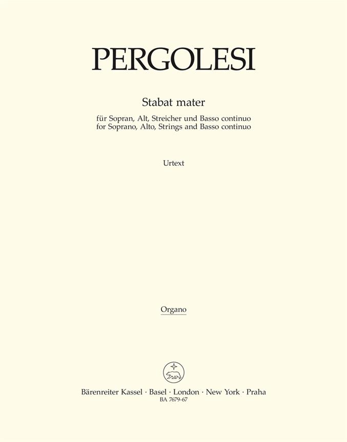 Pergolesi: Stabat Mater (Orgel)
