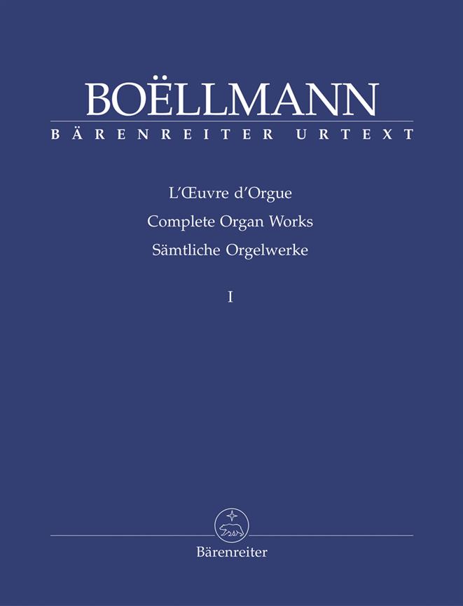 Boellmann: L`Ouvre d`Orgue 1
