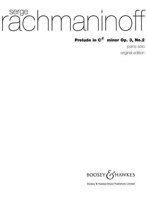 Rachmaninoff: Prélude in c minor op. 3/2
