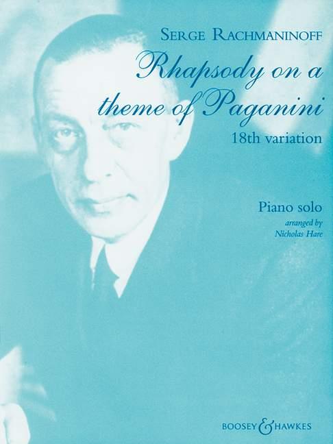 Rachmaninoff: Rhapsody On Theme Paganini