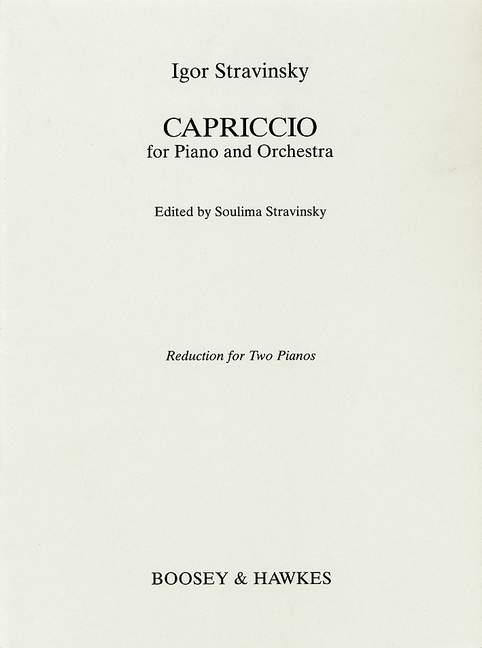 Stravinsky: Capriccio