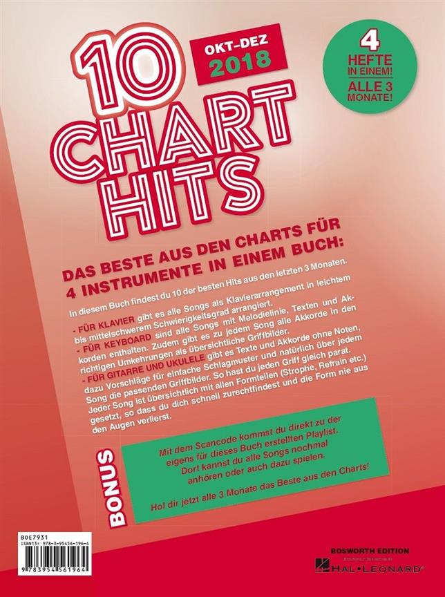 10 Charthits - Oktober bis Dezember 2018 - Afbeelding 2