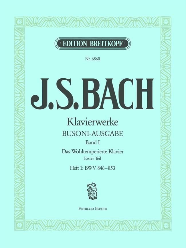 Bach: The Well-tempered Clavier 1 BWV 846-853