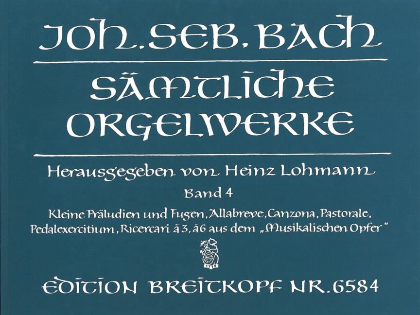 Bach: Samtliche Orgelwerke 4  – Organworks 4 (Breitkopf)
