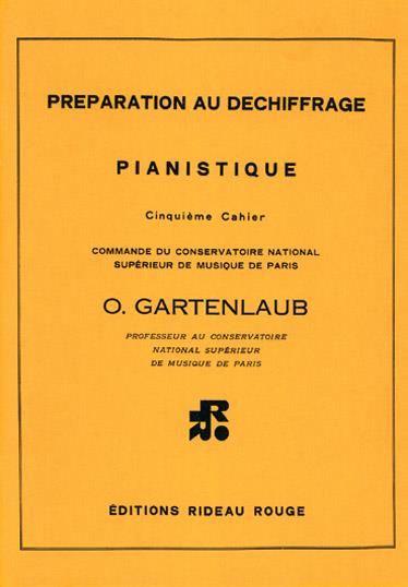Odette Gartenlaub: Préparation Au Déchifuerage Pianistique – 5