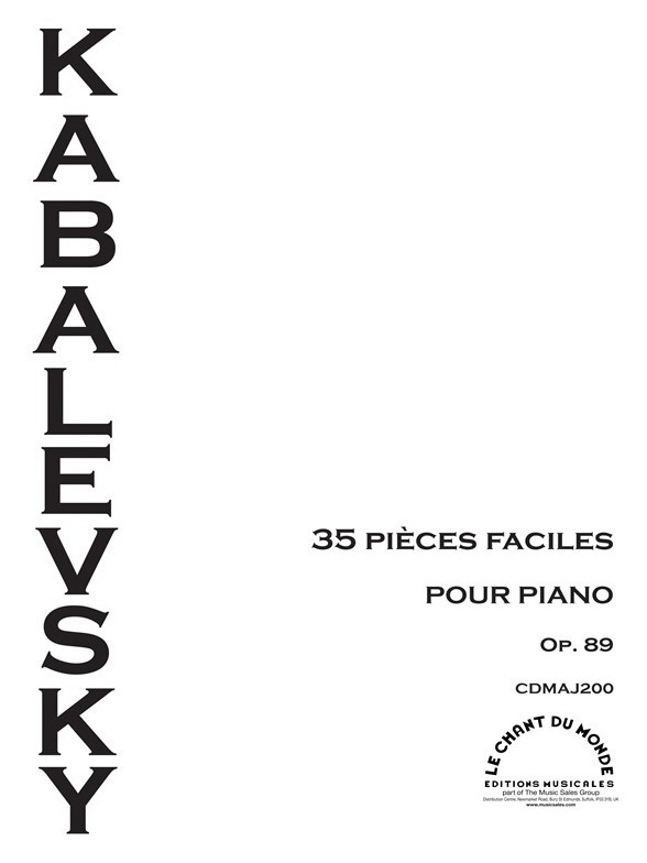 35 Pièces Faciles Pour Piano, Op. 89
