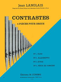 Jean Langlais: Contrastes (4 pièces)