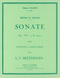 Sonate n°1 Op.2 en fa min.