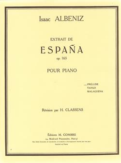 Espana Op.165 Prélude