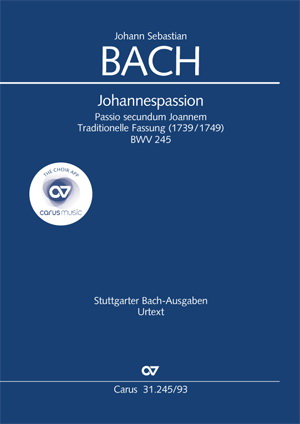 Bach: Johannes Passion BWV 245 (Orgel)