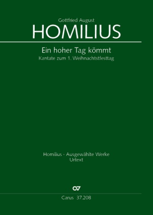 Homilius: Ein hoher Tag kömmt (HoWV II.9)