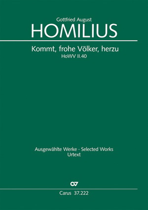 Homilius: Kommt, frohe Völker, herzu (HoWV II.40)