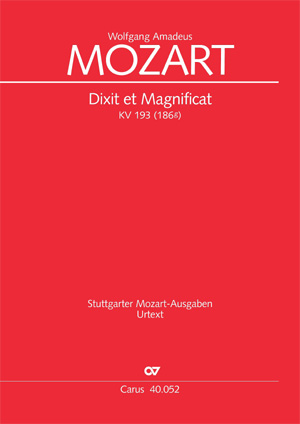 Mozart: Dixit et Magnificat KV 193 (Orgel)