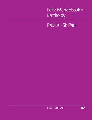 Mendelssohn: Paulus – St. Paul Oratorio (Partituur)