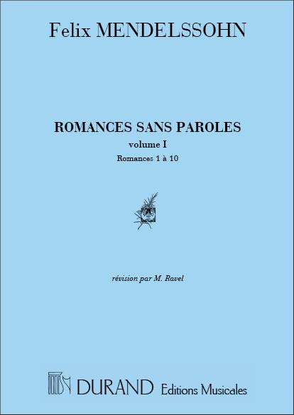 Ravel: Romances Sans Paroles V1 Piano (1 A 10)