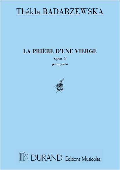 La Priere D’Une Vierge, Pour Piano