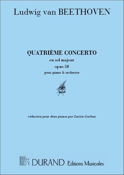 Quatrieme Concerto En Sol Majeur, Opus 58, Pour