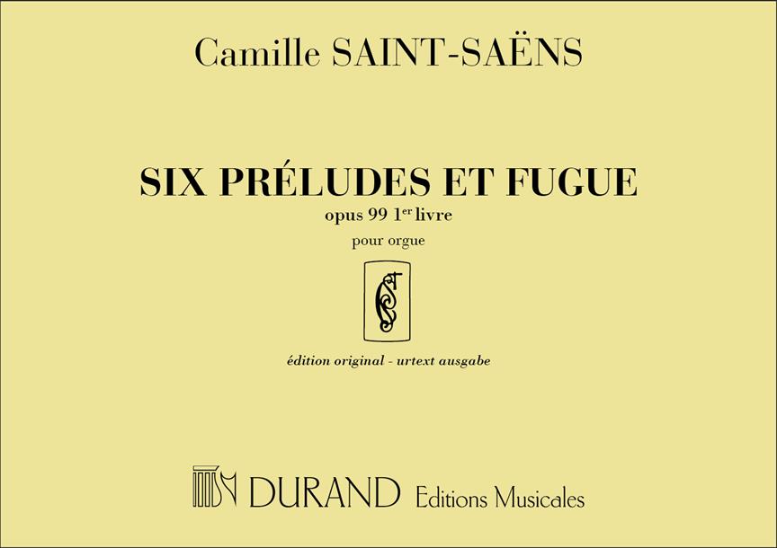 Prelude Et Fugue Op 99 Vol 1 Orgue