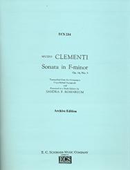 Sonata in F Minor, Op. 14/3